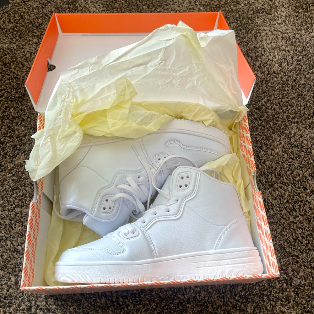 White Fabletic high top sneakers